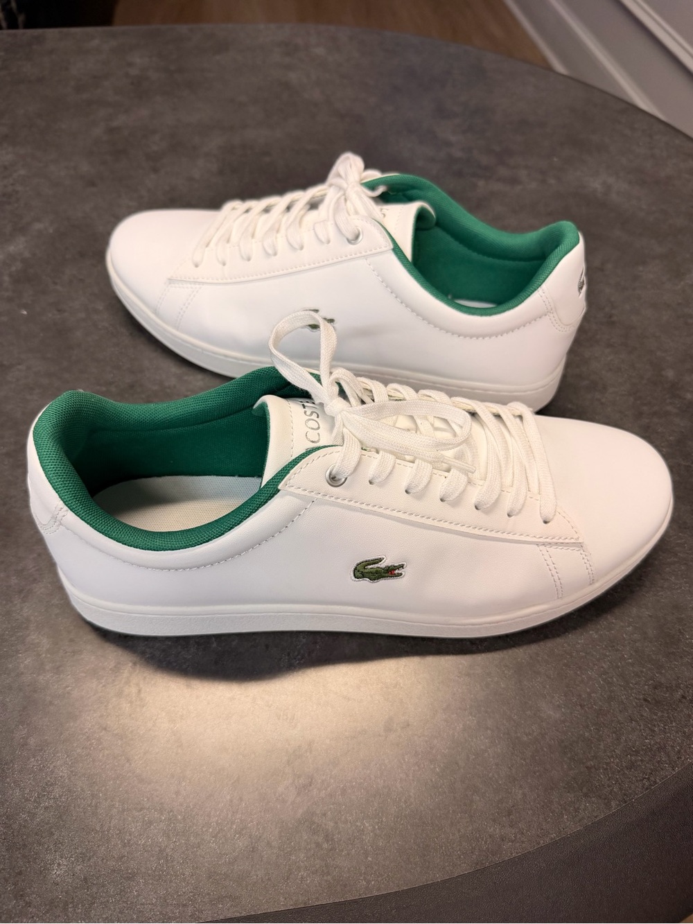 Lacoste Hydez white leather shoes 11.5